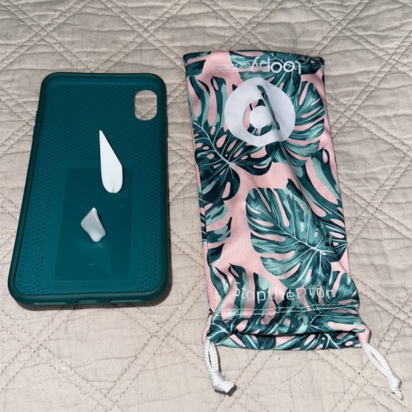 Loopy IPhone Xs Max phone case like new pink monstera 6.5" screen - original - Picture 3 of 6